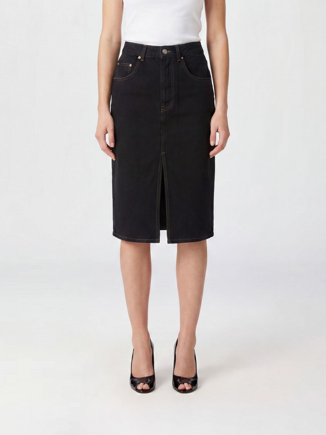 Saint Laurent Skirt Woman Black SAINT LAURENT