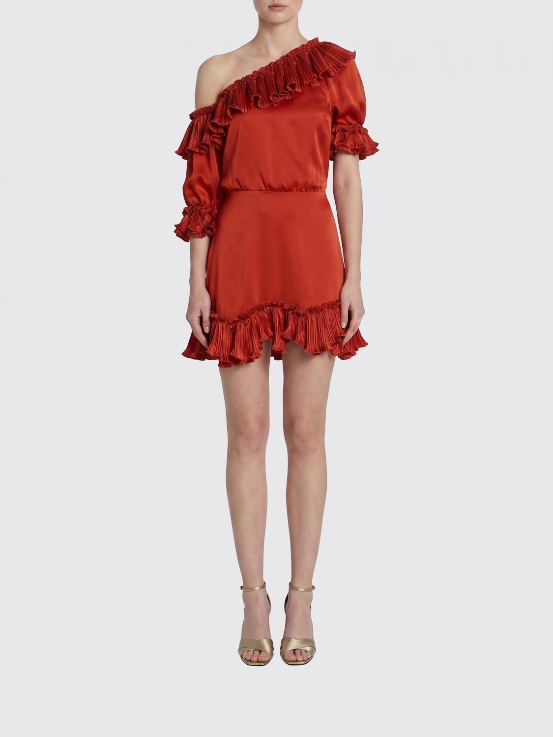 Saint Laurent Dress Woman Red SAINT LAURENT