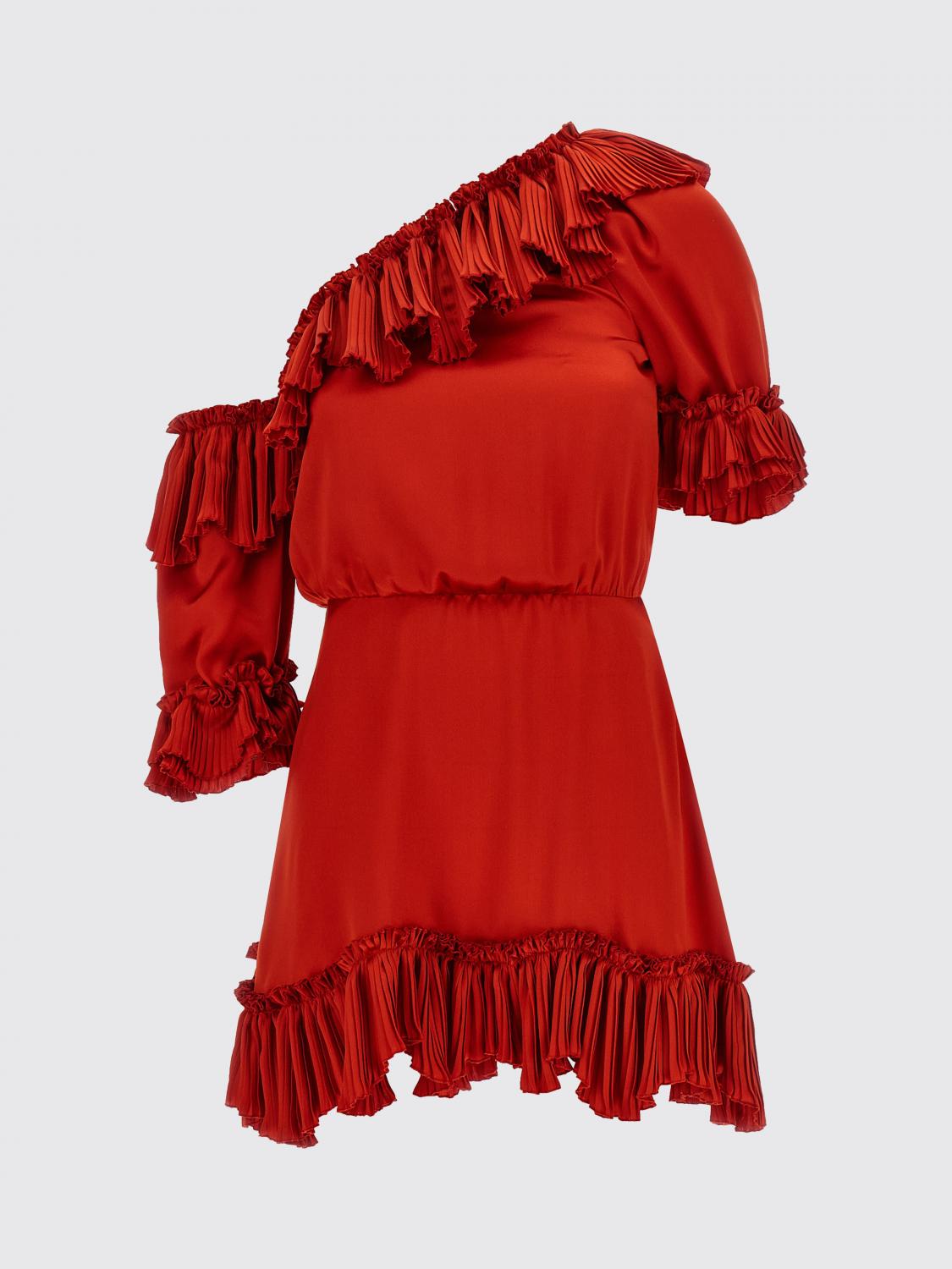 Saint Laurent Dress Woman Red SAINT LAURENT
