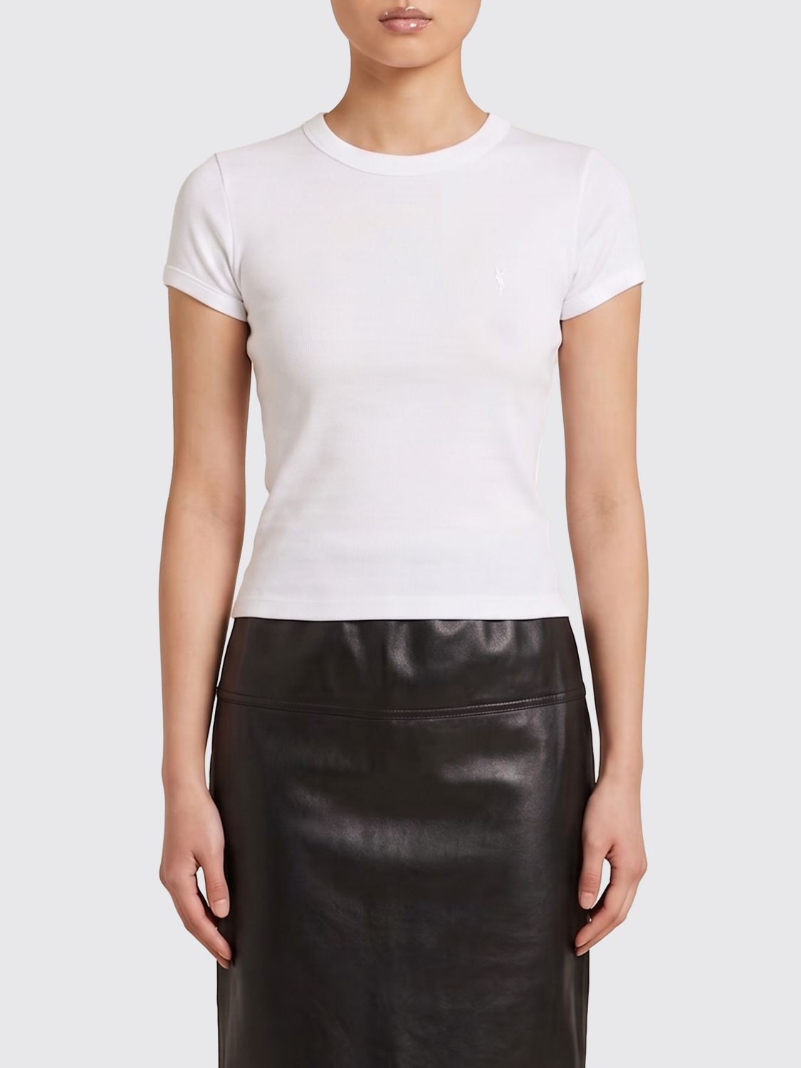 Saint Laurent T-Shirt Woman White SAINT LAURENT
