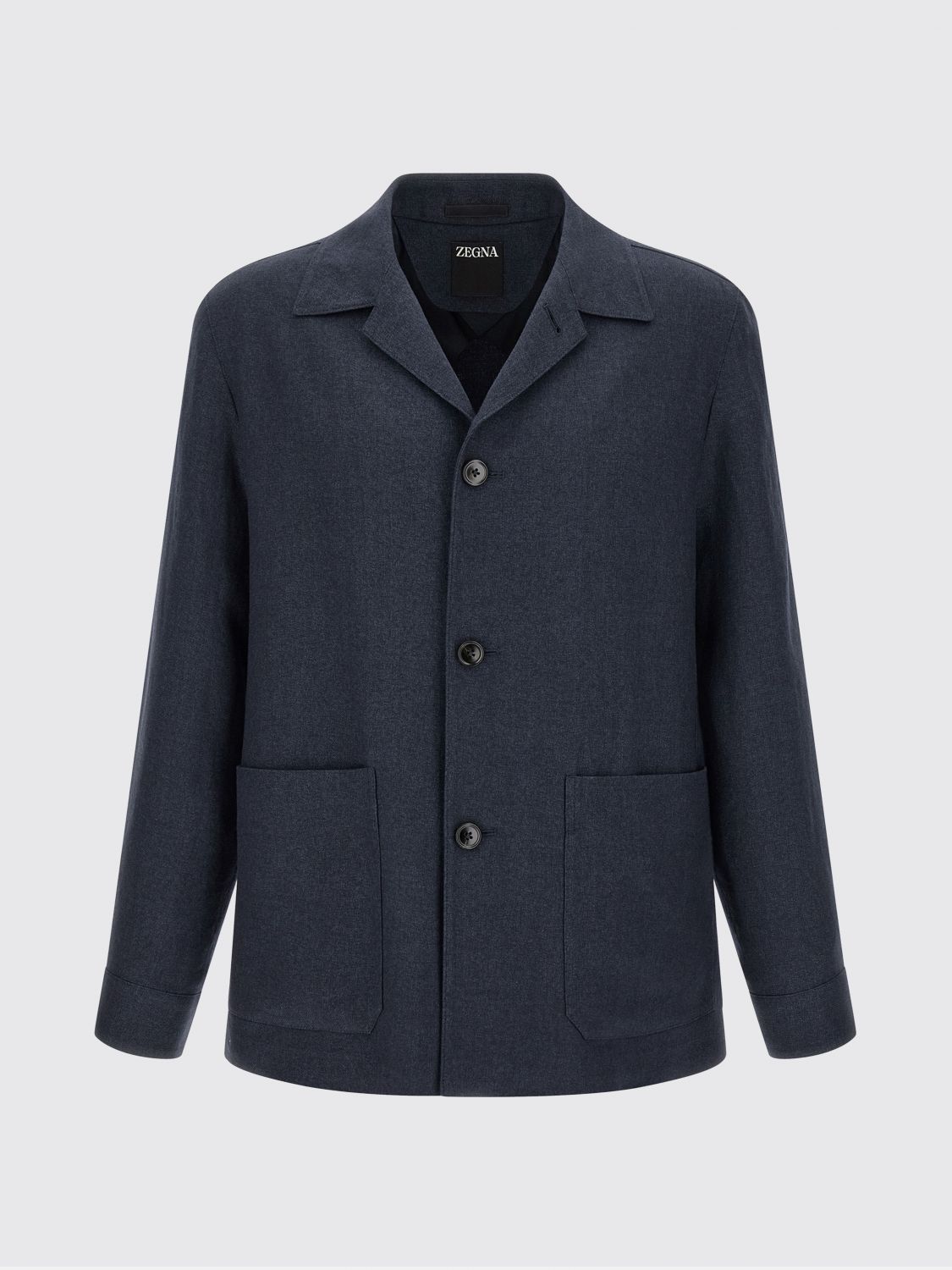 Zegna Jacket Men Blue ZEGNA
