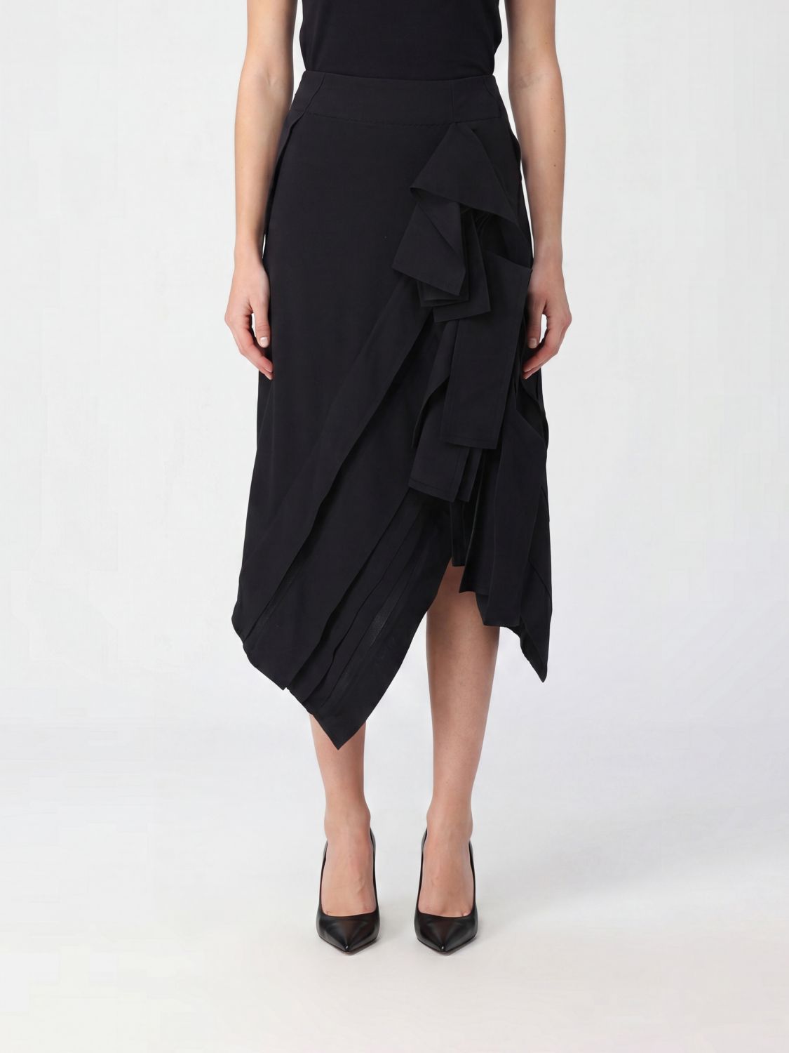 Bottega Veneta Skirt Woman Black BOTTEGA VENETA