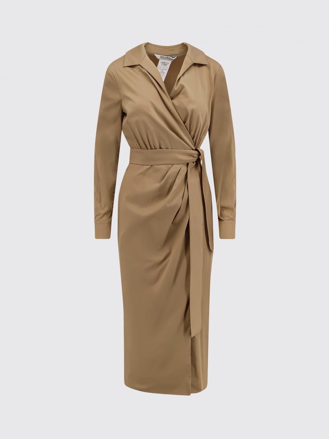 Max Mara Dress Woman Sand MAX MARA