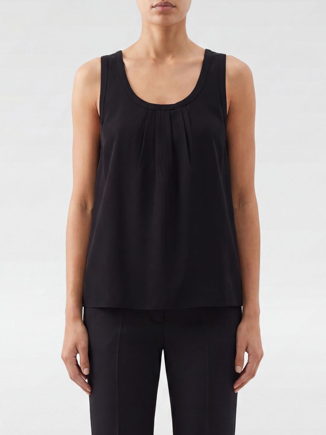 Saint Laurent Top Woman Black SAINT LAURENT