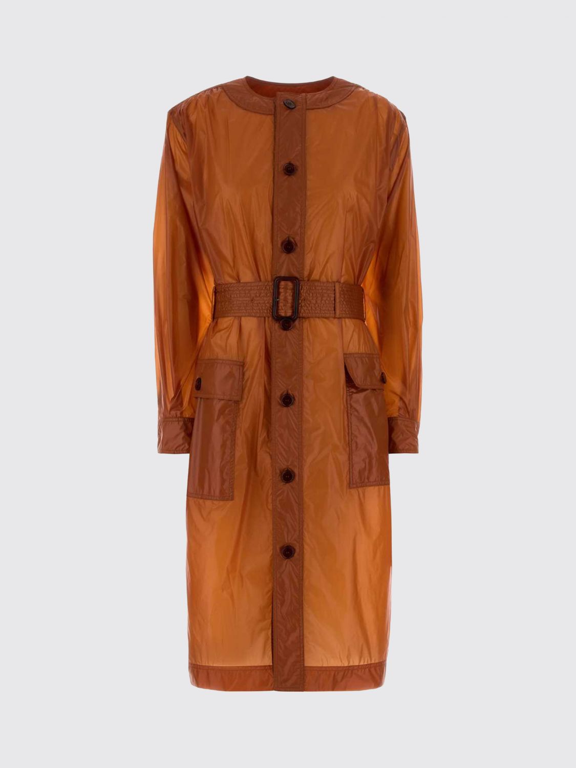 Saint Laurent Dress Woman Brown SAINT LAURENT