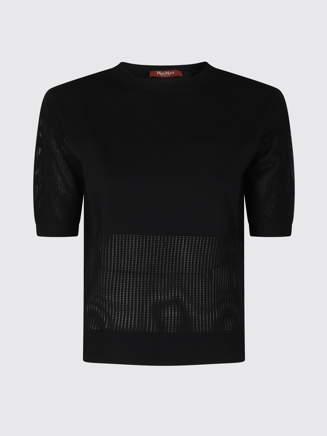 Max Mara Studio Top Woman Black MAX MARA STUDIO
