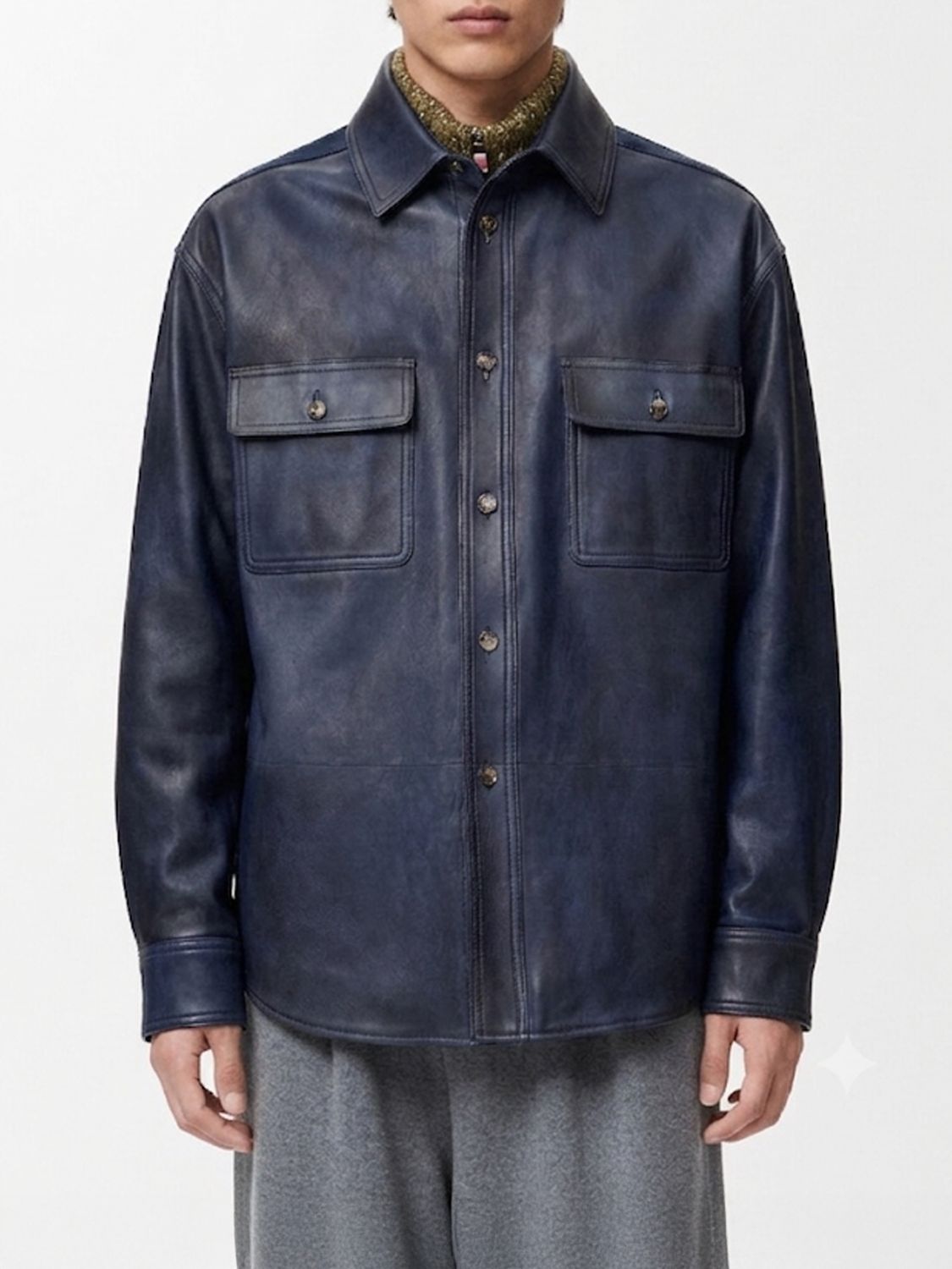 Loewe Jacket Men Blue LOEWE
