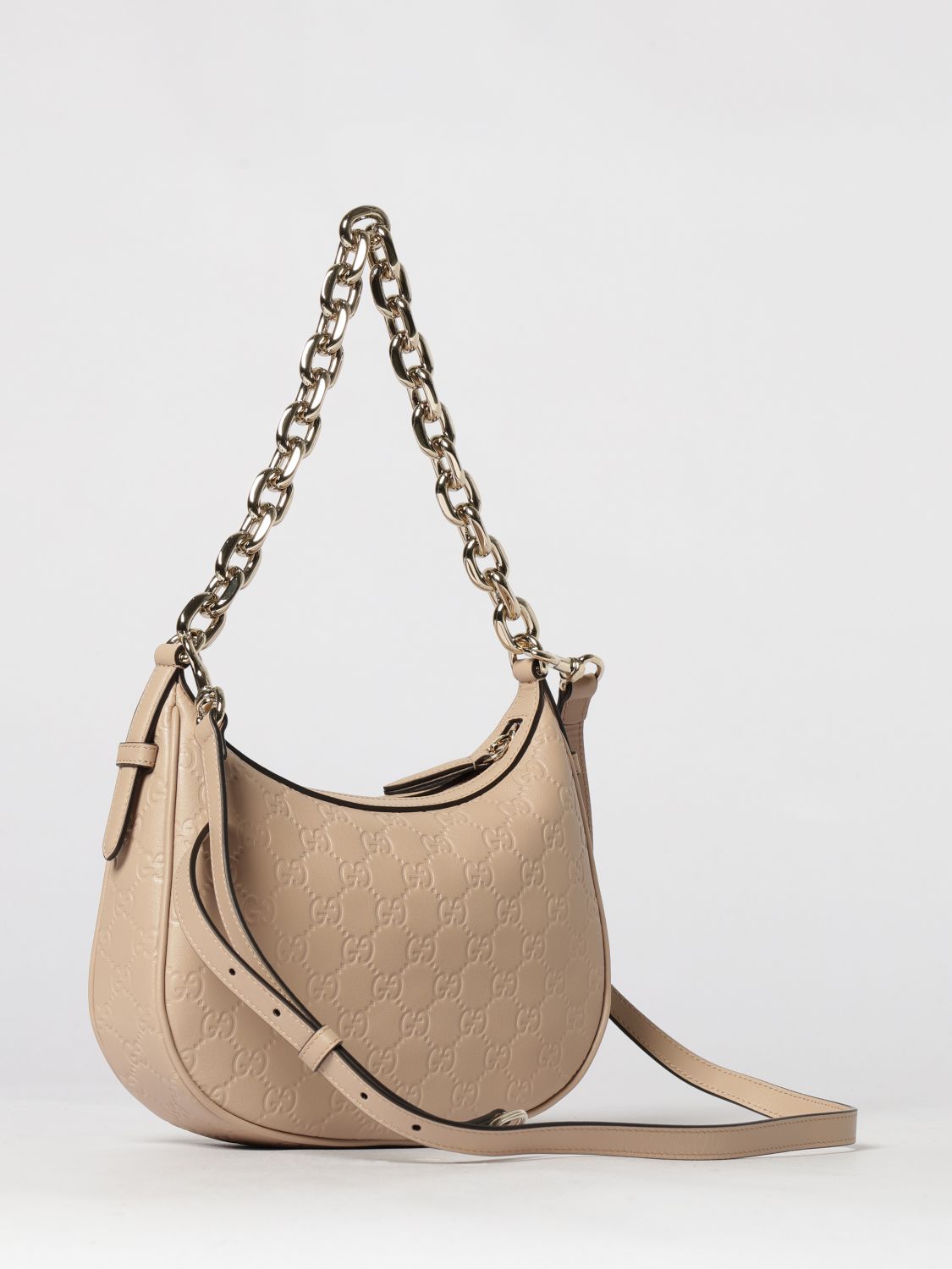 Gucci Shoulder Bag Woman Beige GUCCI