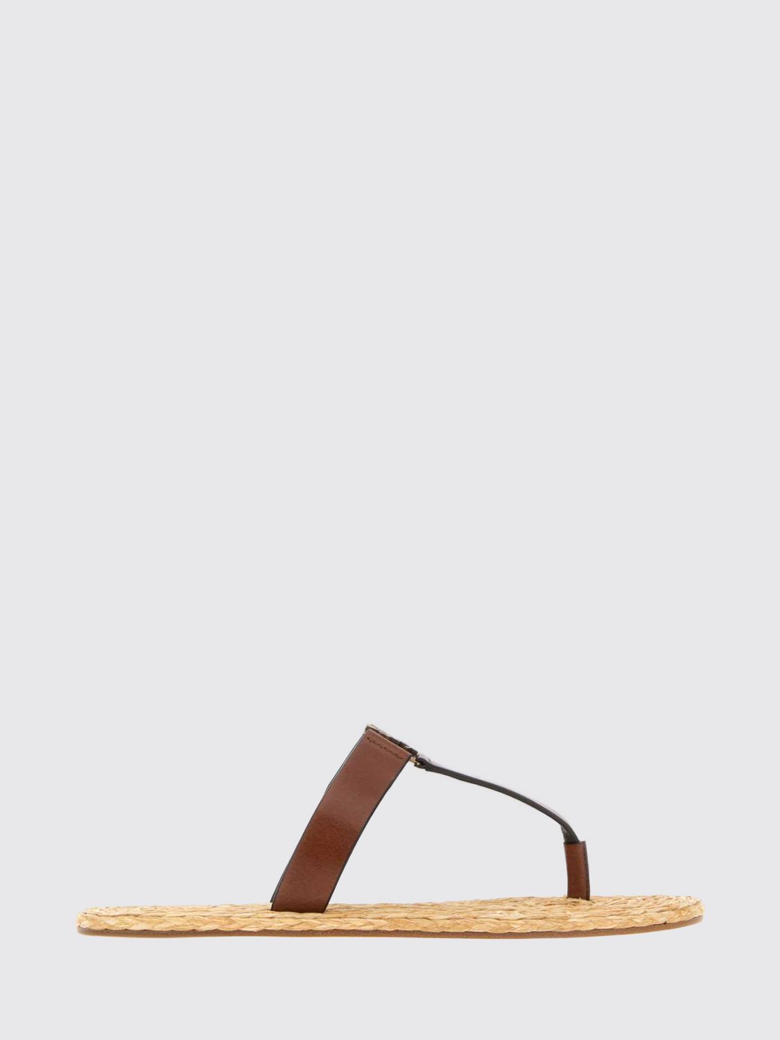 Saint Laurent Heeled Sandal Woman Burnt SAINT LAURENT