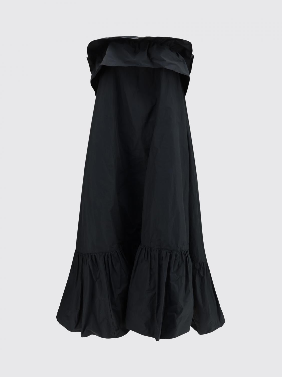 Saint Laurent Women Saint Laurent Cotton Blend Long Dress SAINT LAURENT