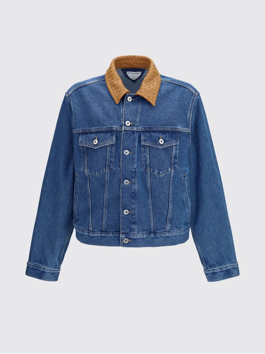 Bottega Veneta Jacket Men Blue