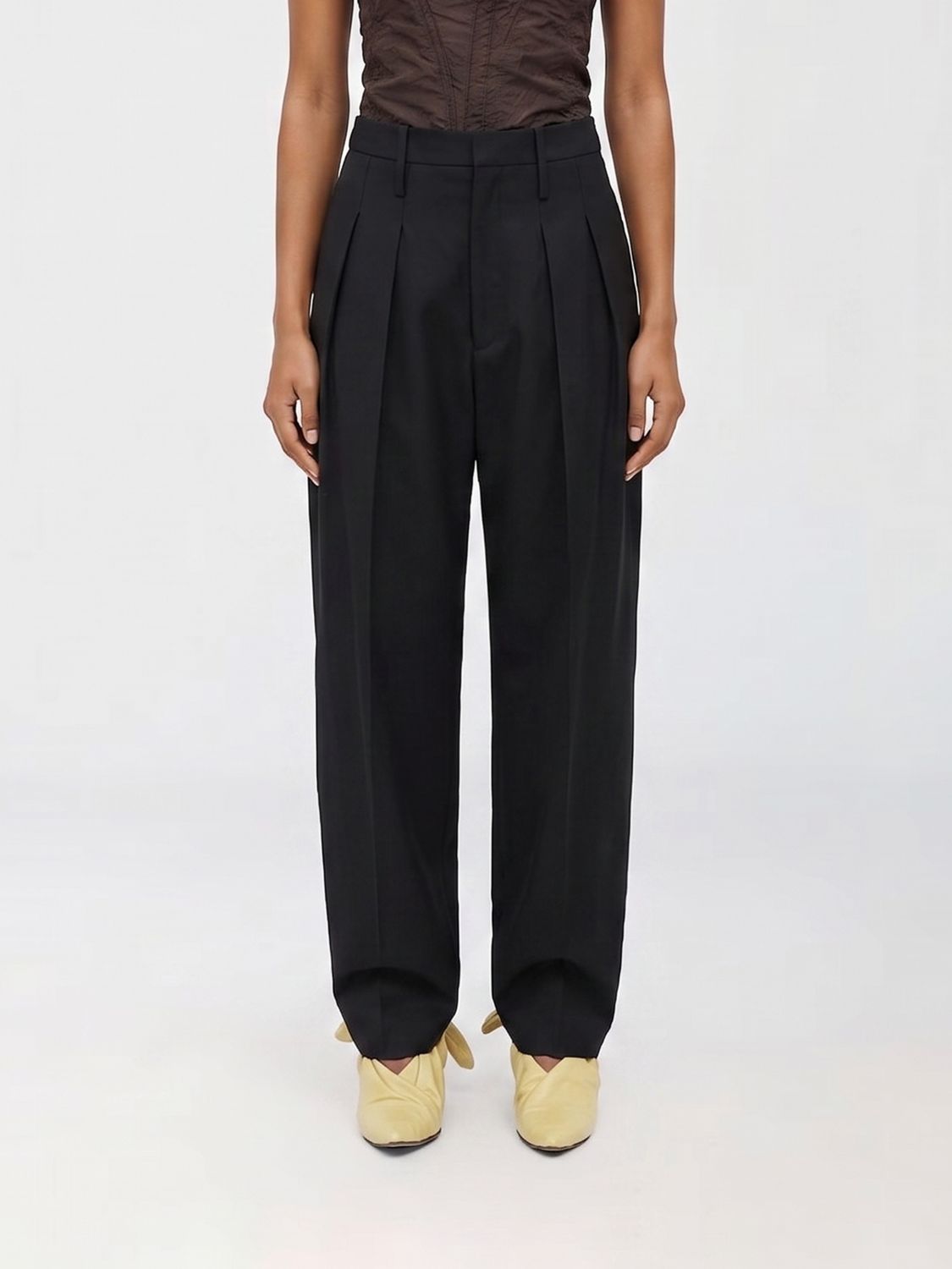 Bottega Veneta Pants Woman Black BOTTEGA VENETA