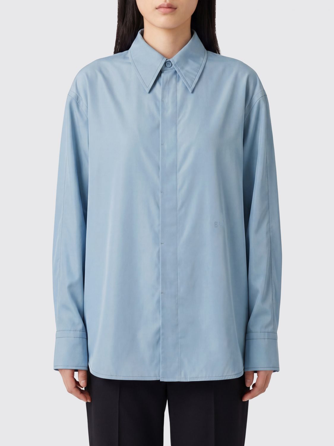 Bottega Veneta Shirt Woman Blue BOTTEGA VENETA