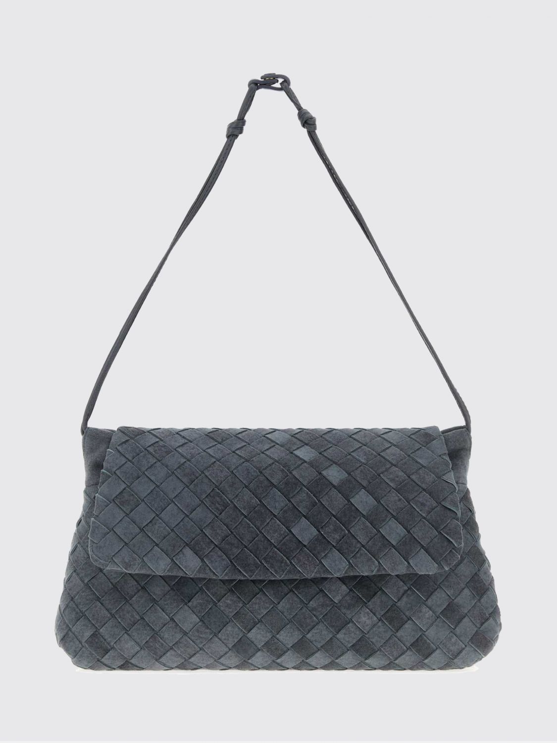 Bottega Veneta Crossbody Bag Woman Grey BOTTEGA VENETA