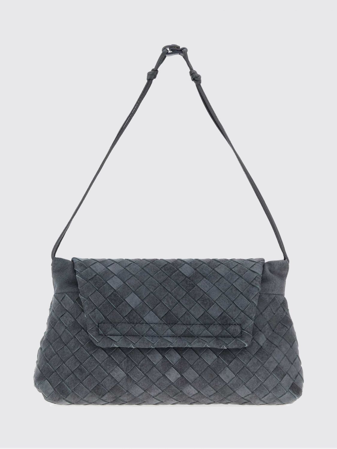Bottega Veneta Crossbody Bag Woman Grey BOTTEGA VENETA