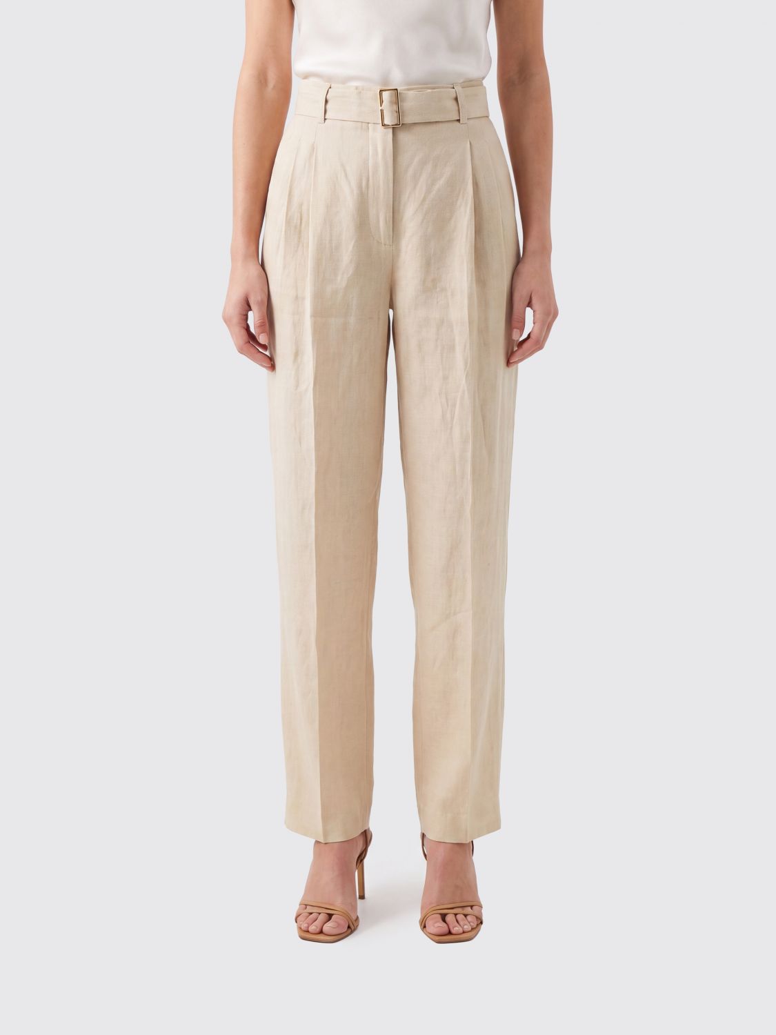 Max Mara Pants Woman Beige