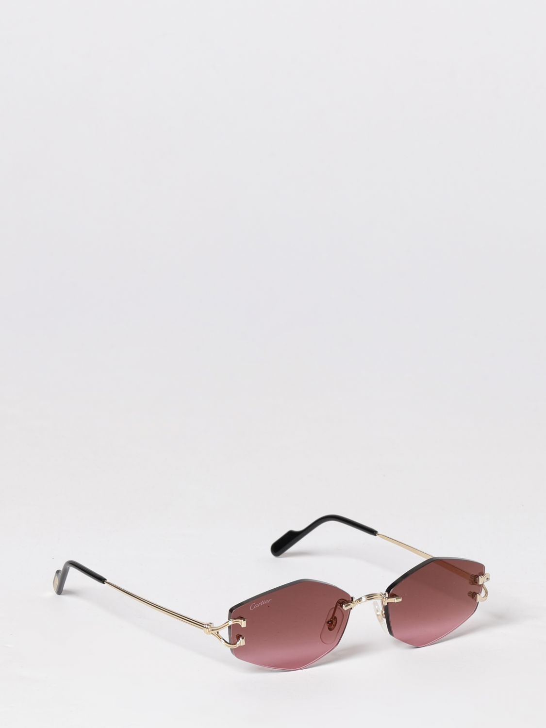 Cartier Sunglasses Woman Gold CARTIER