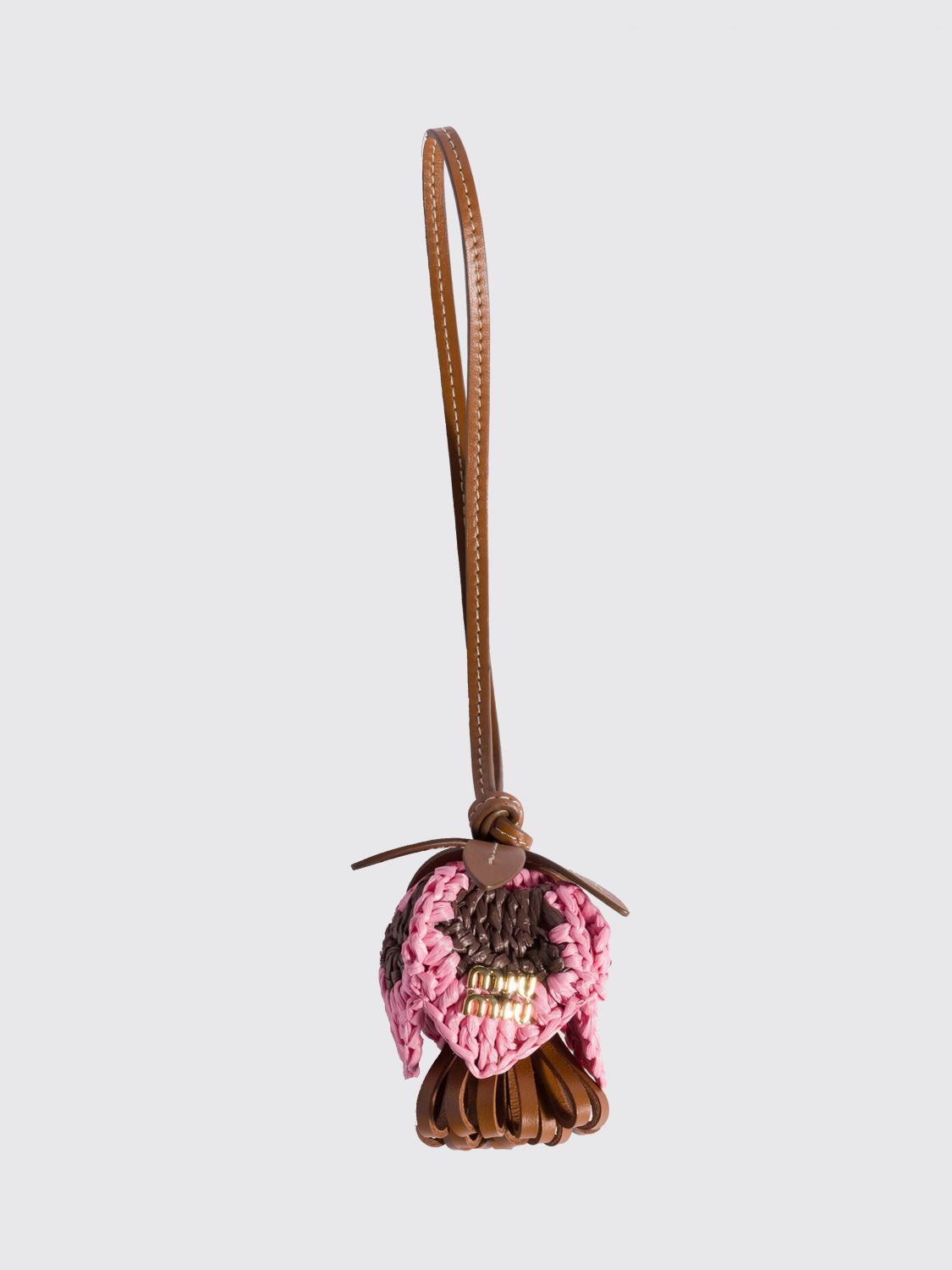 Miu Miu Key Chain Woman Pink MIU MIU