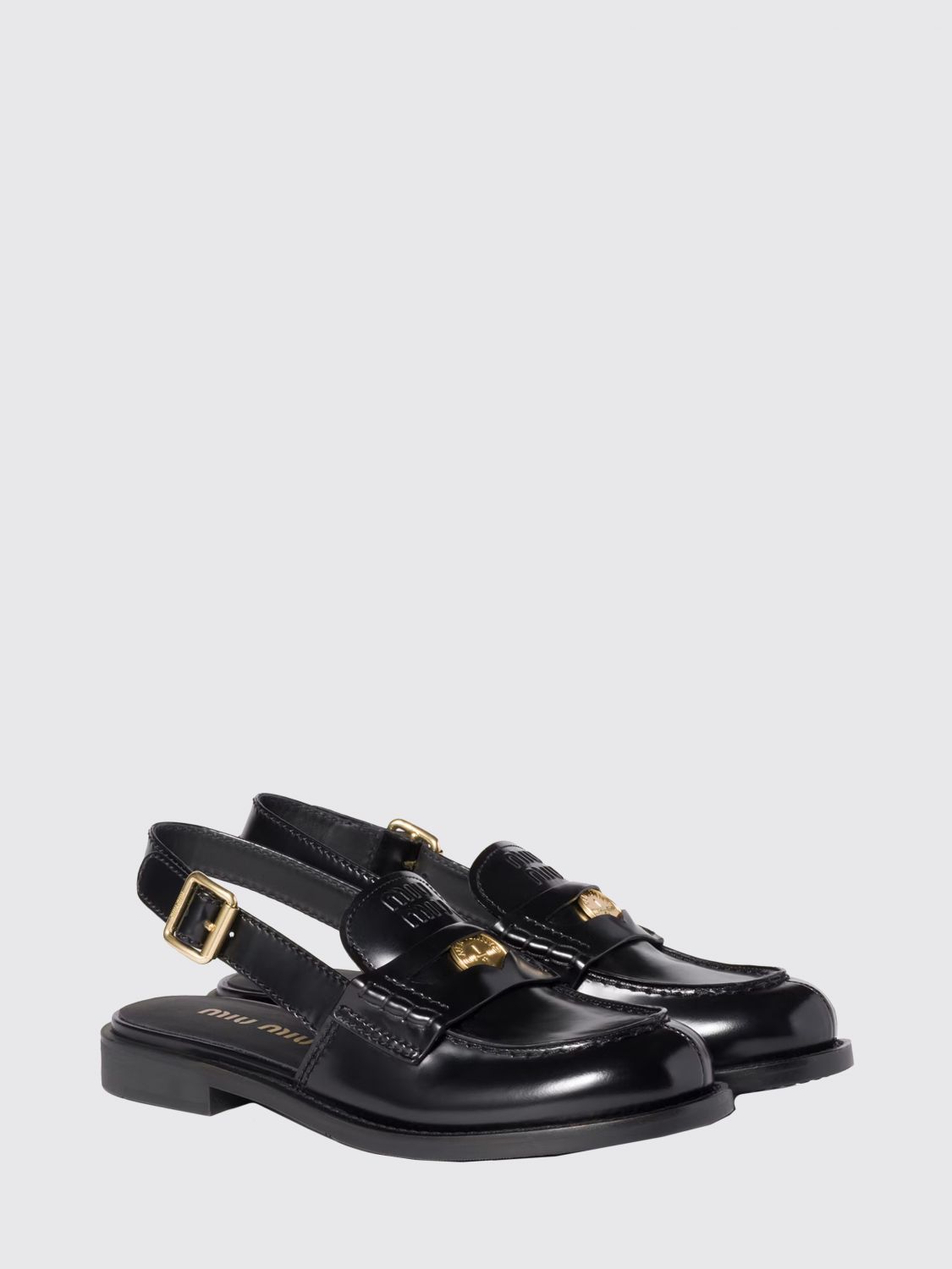 Miu Miu Loafer Woman Black MIU MIU