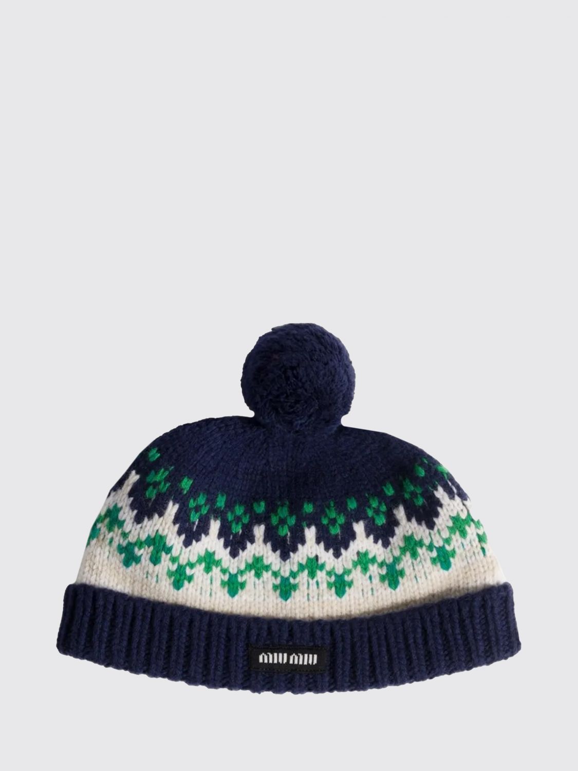 Miu Miu Hat Woman Navy MIU MIU