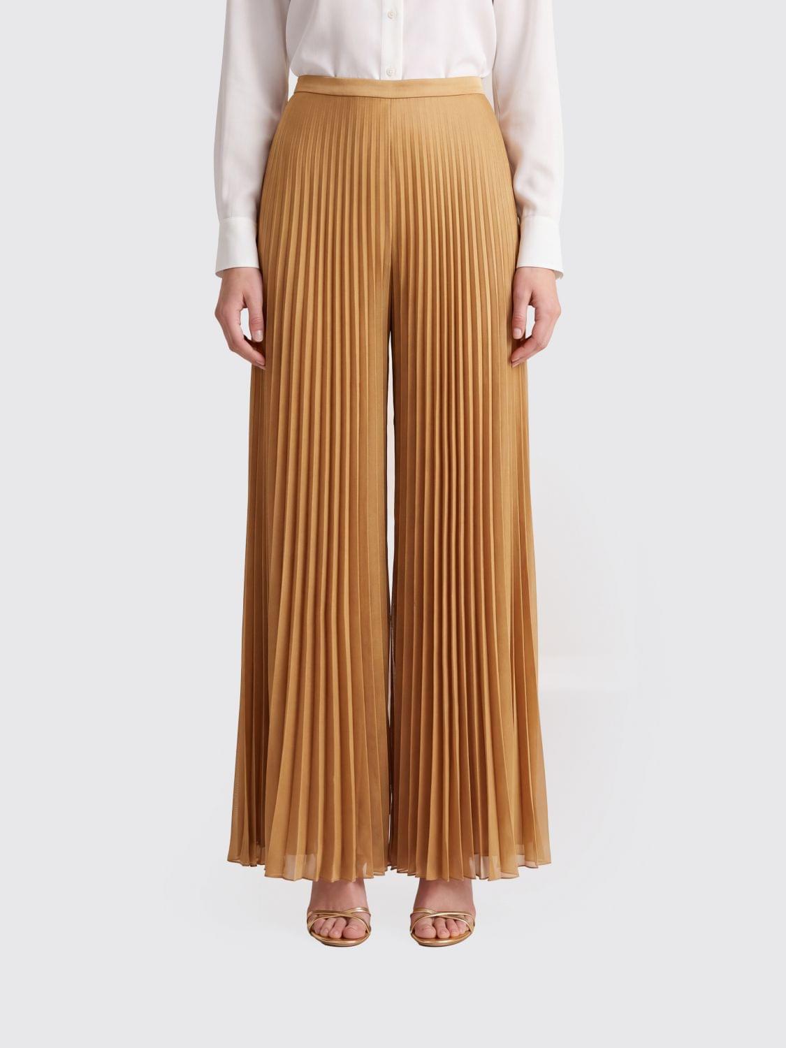 Max Mara Pants Woman Brown MAX MARA