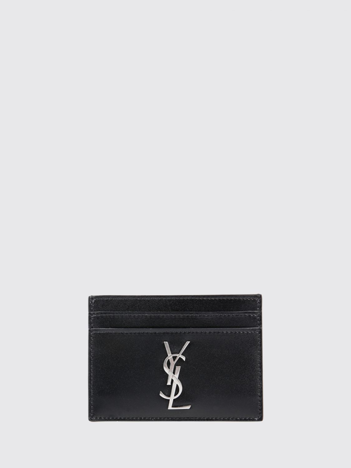 Saint Laurent Wallet Men Black SAINT LAURENT
