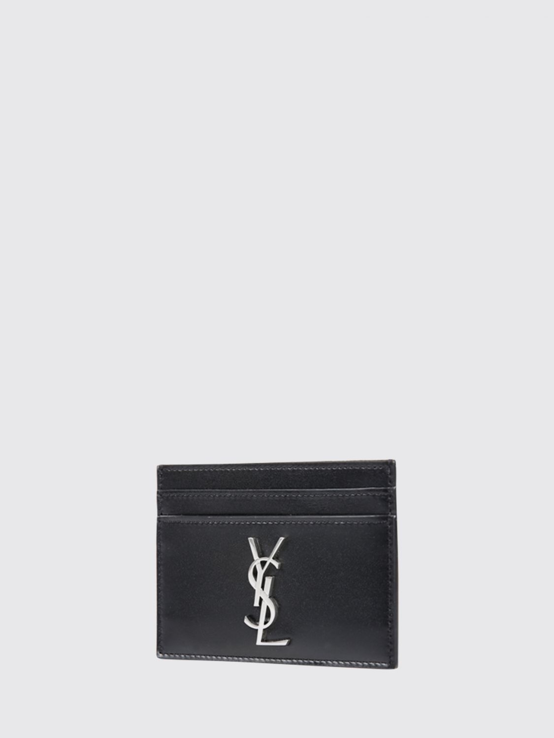 Saint Laurent Wallet Men Black SAINT LAURENT