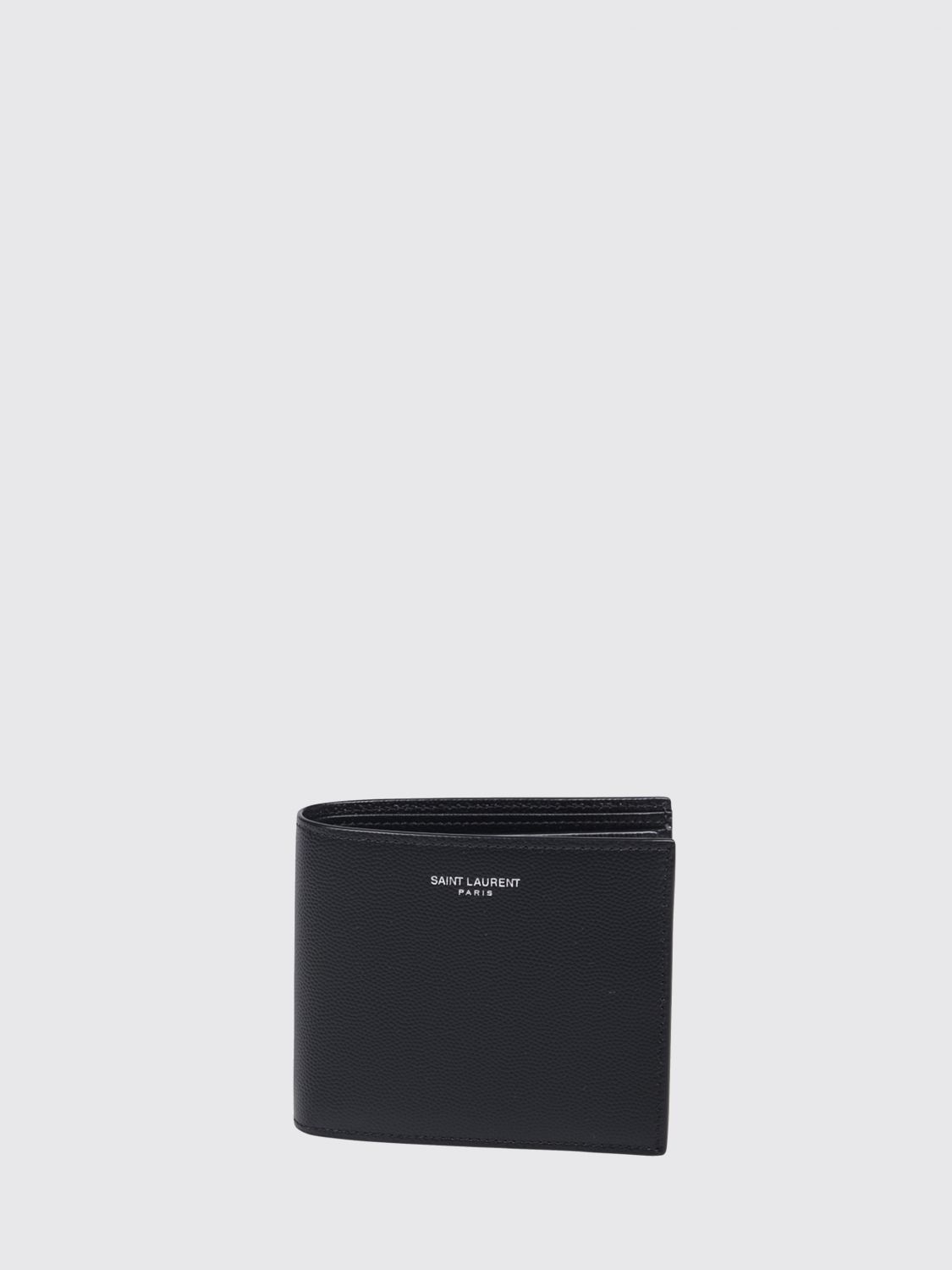Saint Laurent Wallet Men Black SAINT LAURENT