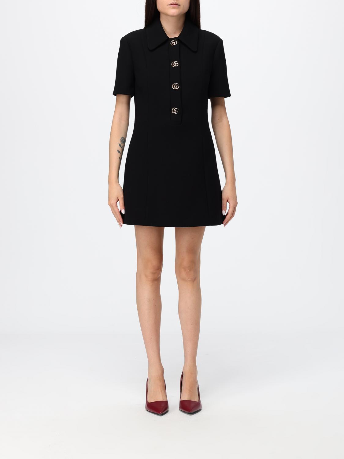 Gucci Dress Woman Black GUCCI