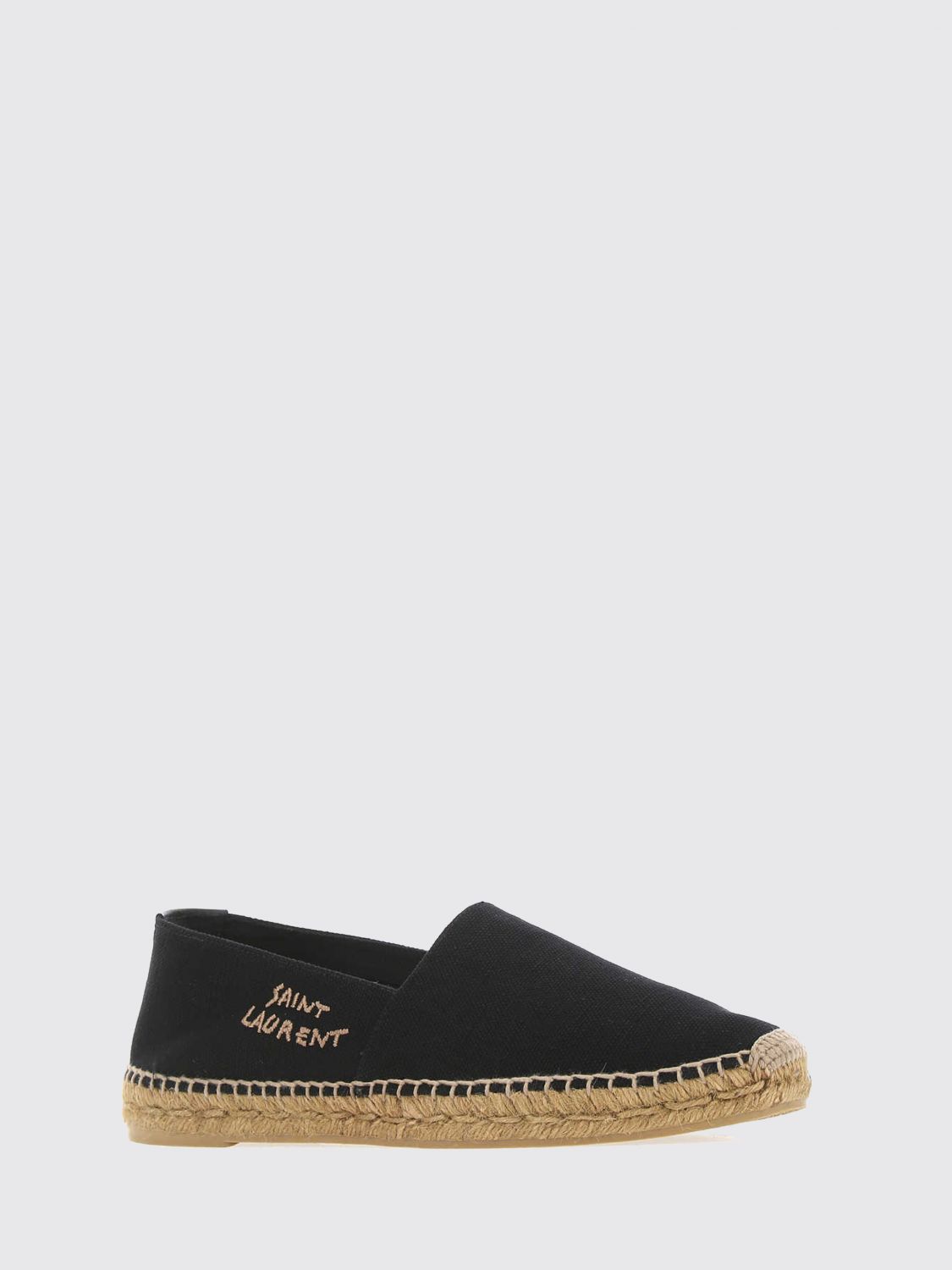 Saint Laurent Espadrille Men Black SAINT LAURENT