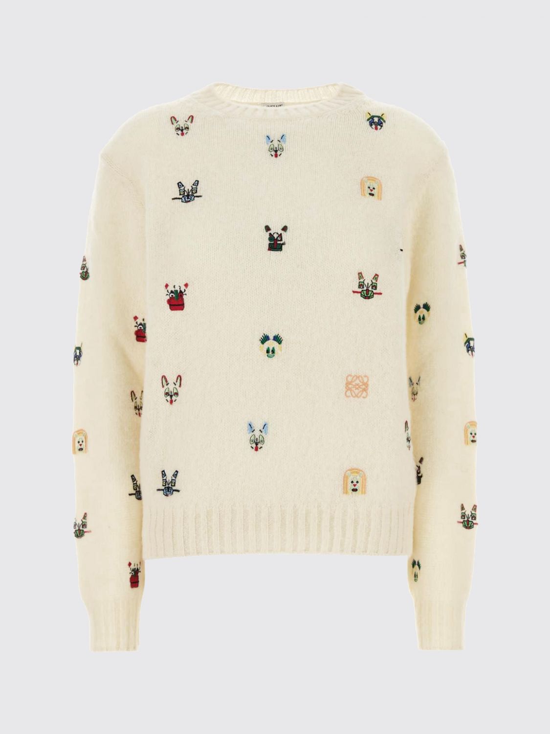 Loewe Sweater Woman White LOEWE