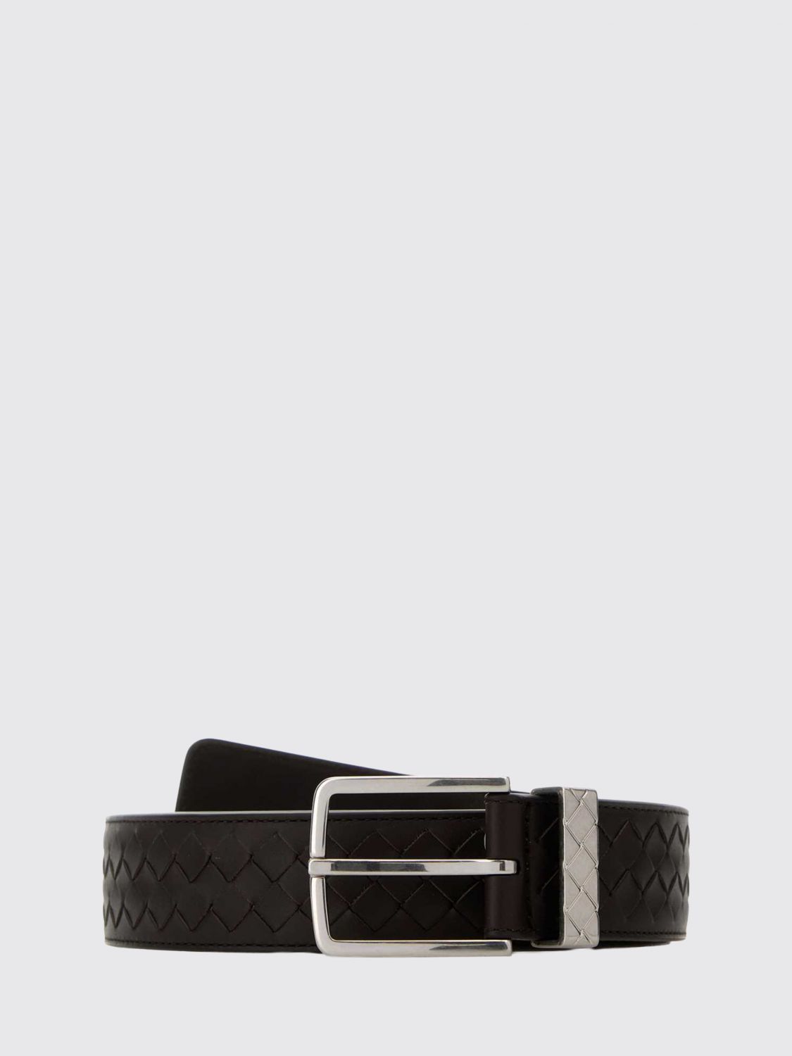 Bottega Veneta Belt Men Silver BOTTEGA VENETA