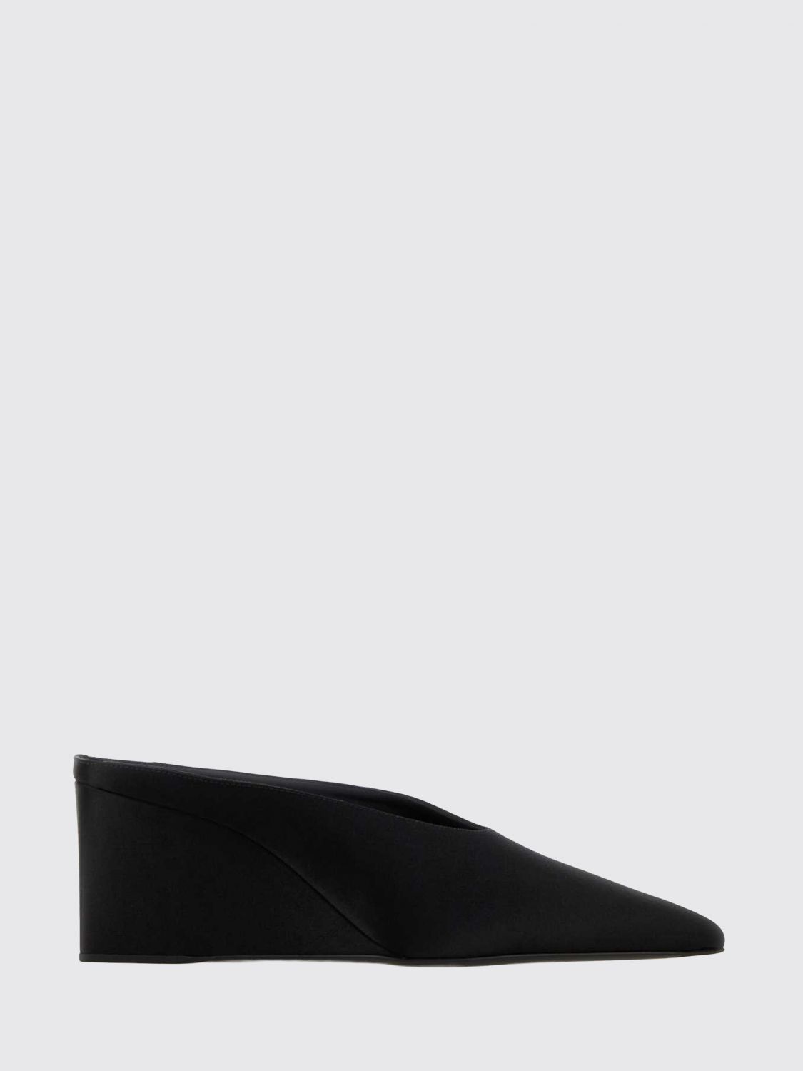Alai�A Women Satin Wedge Mules Alaia With Mid Heel And Almond Toe ALAIA