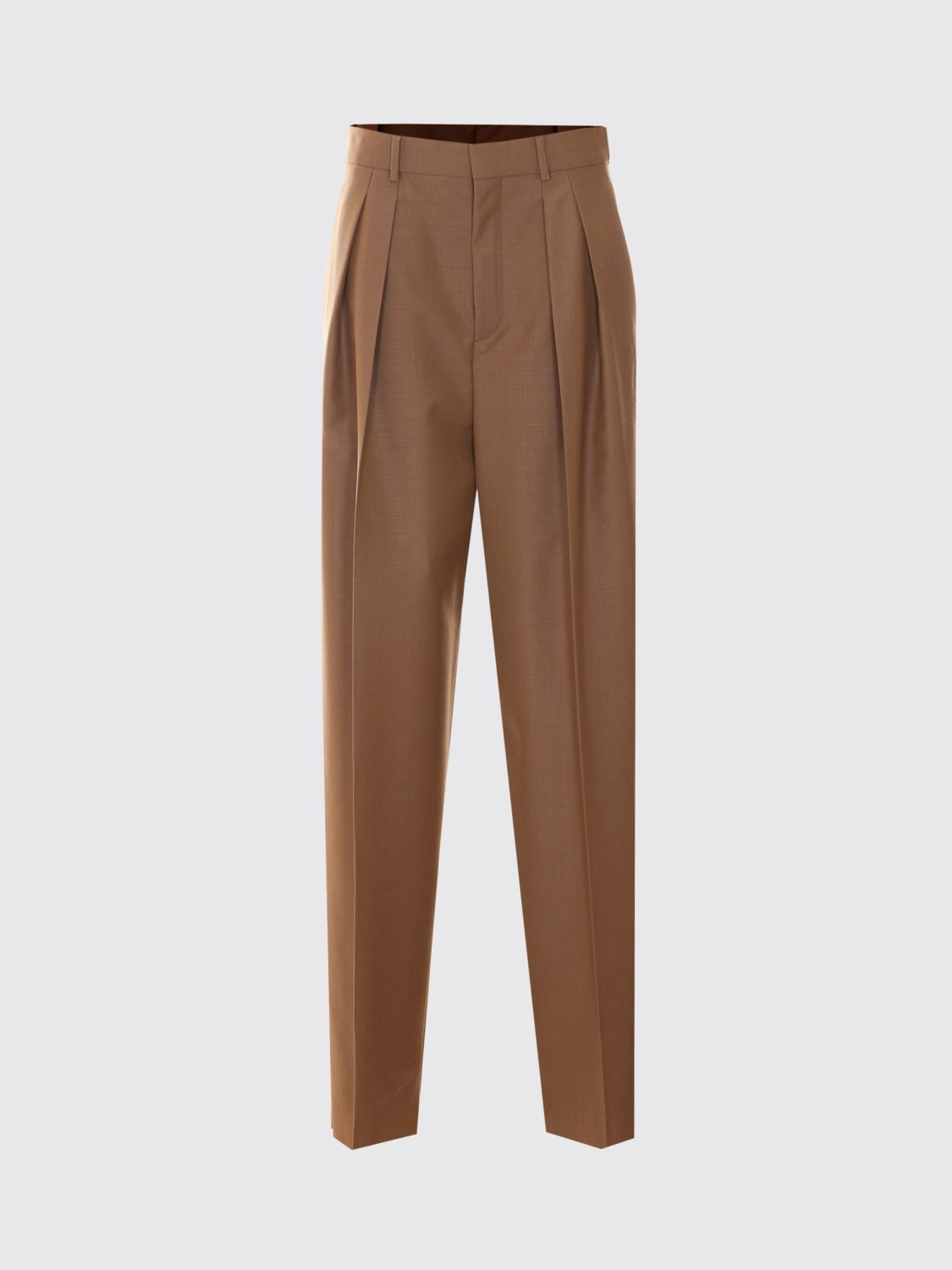 Saint Laurent Pants Woman Brown SAINT LAURENT