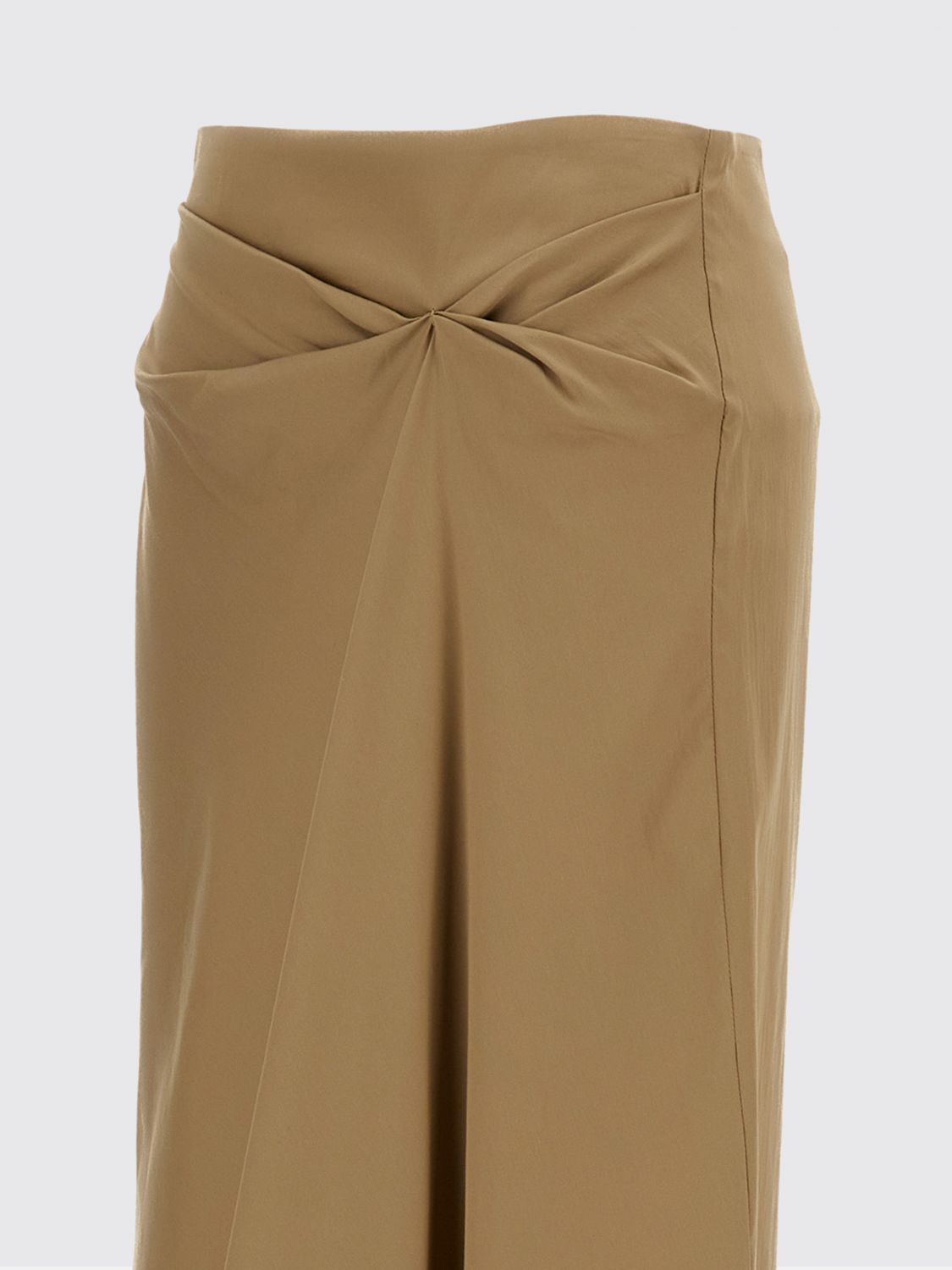 Max Mara Women A-Line Midi Skirt Max Mara In Cotton Blend With Rear Zip Closure MAX MARA