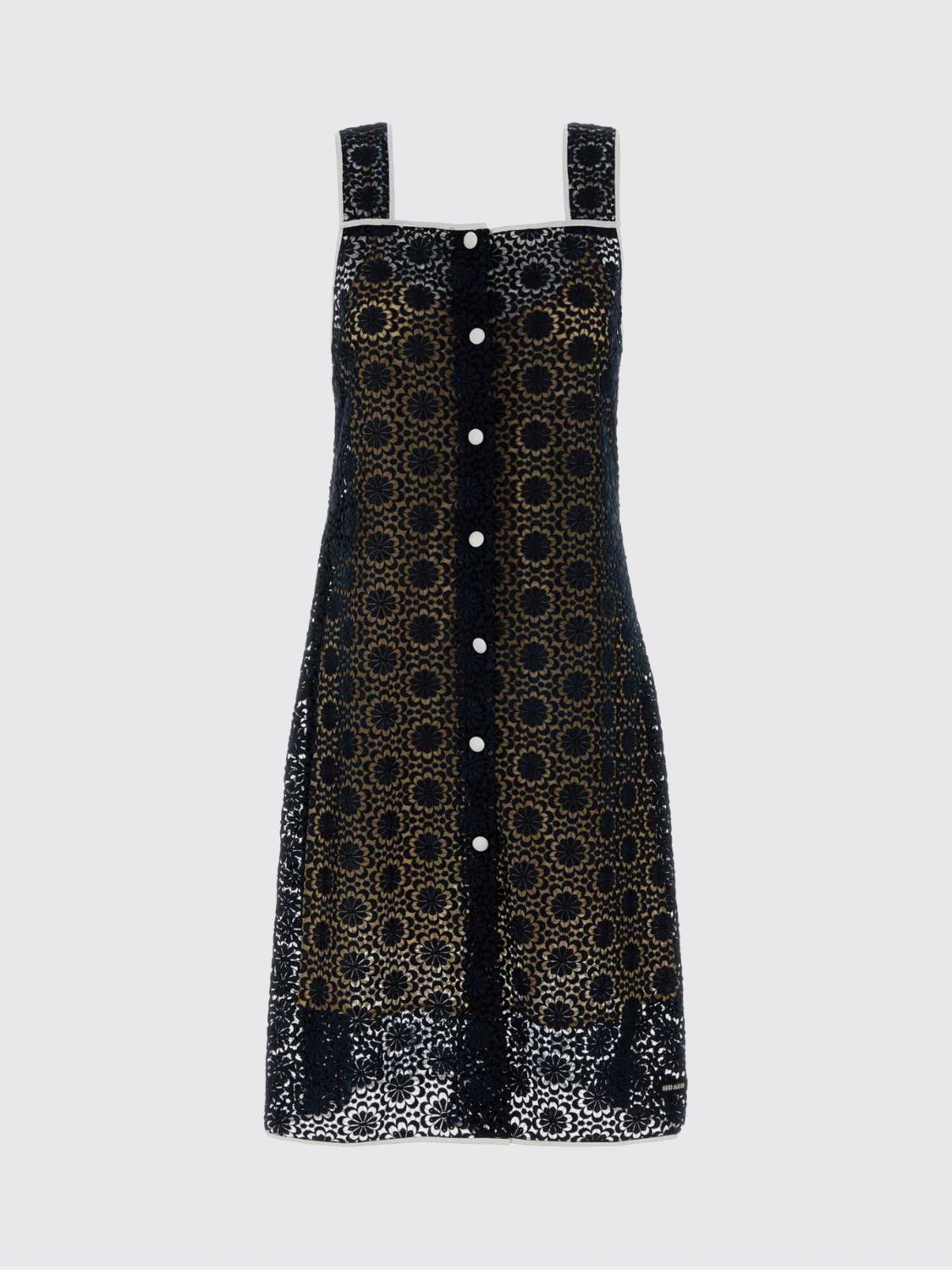 Miu Miu Dress Woman Blue MIU MIU