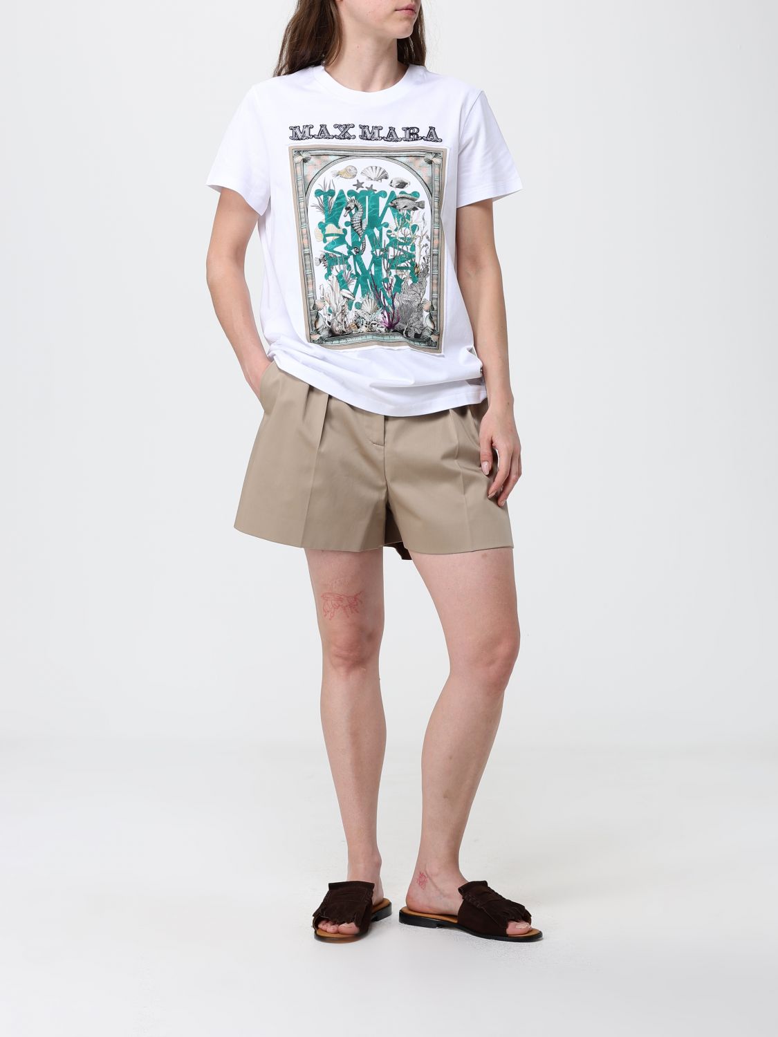 Max Mara T-Shirt Woman White MAX MARA