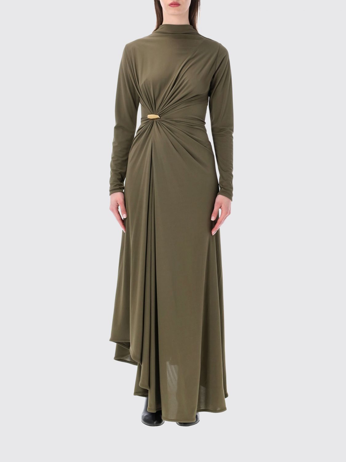 Bottega Veneta Dress Woman Green BOTTEGA VENETA