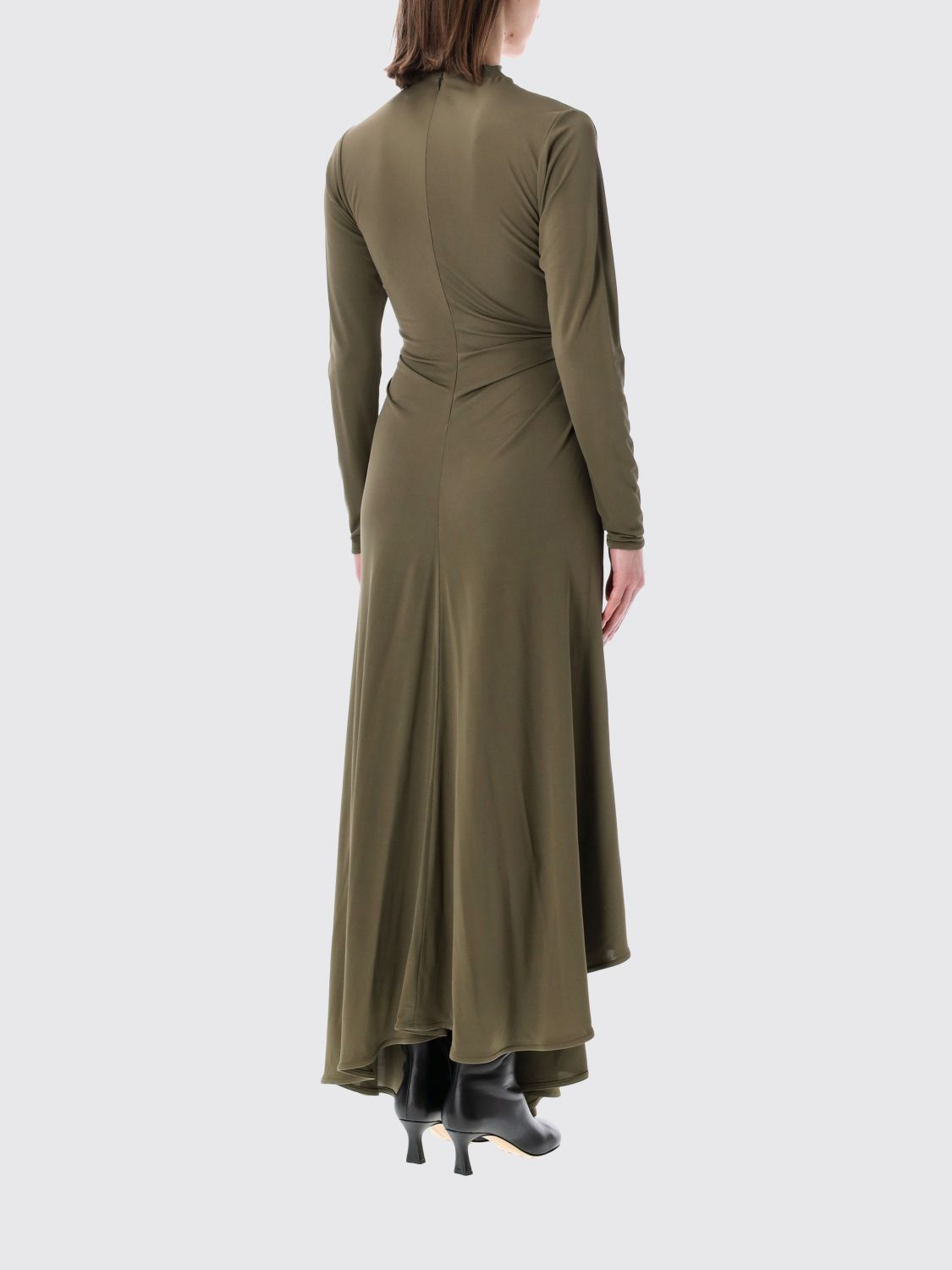 Bottega Veneta Dress Woman Green BOTTEGA VENETA