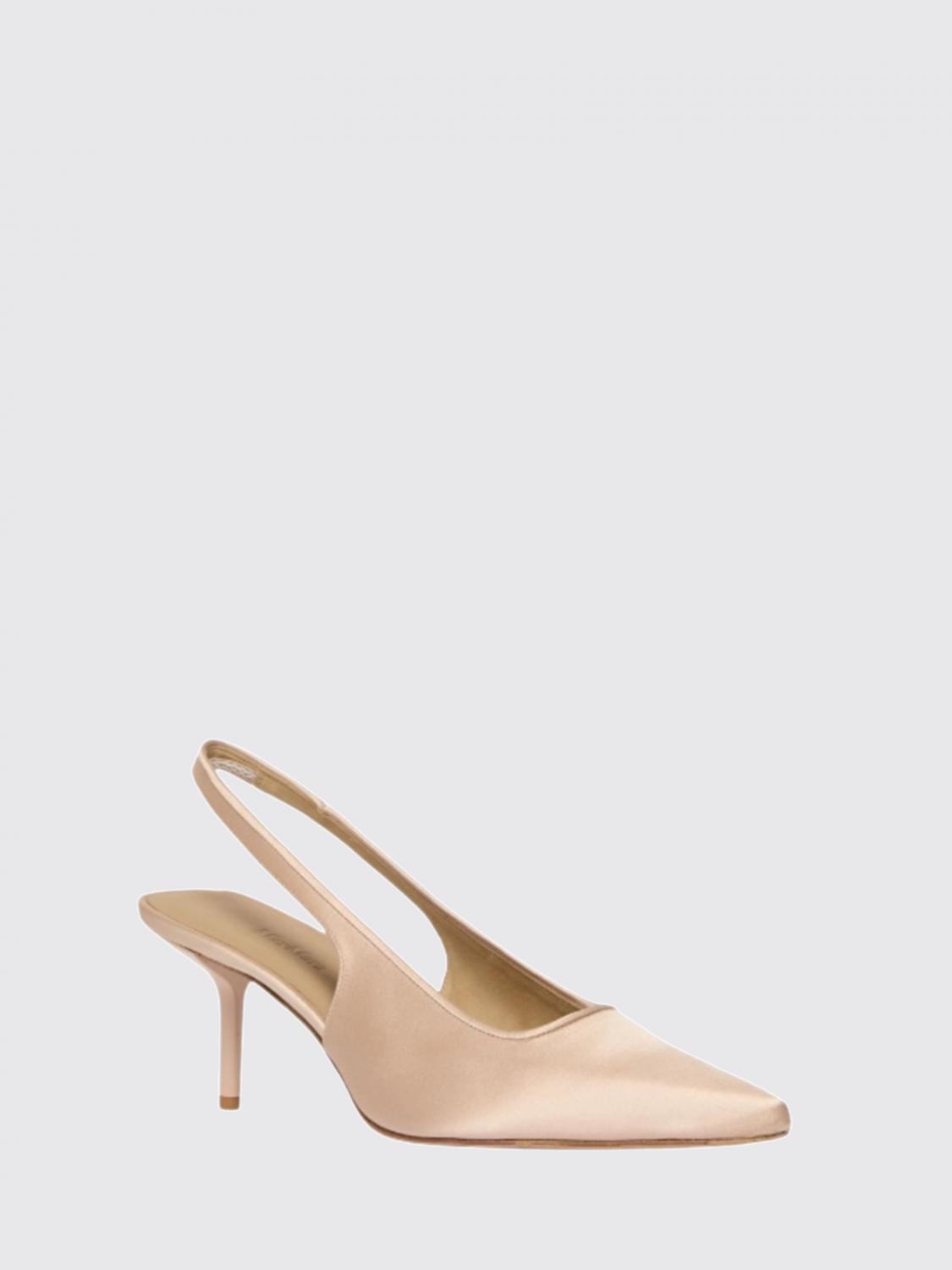 Max Mara Women Max Mara Airone Satin Slingback Pumps With Medium Stiletto Heel MAX MARA