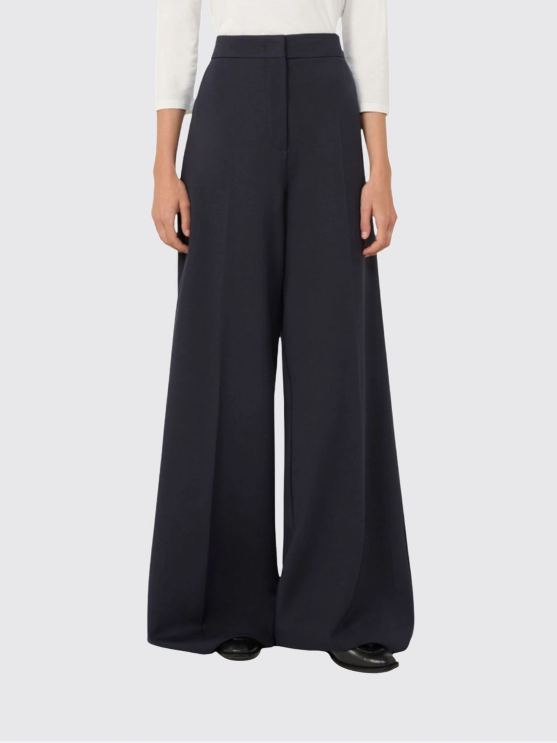 Max Mara Pants Woman Marine MAX MARA
