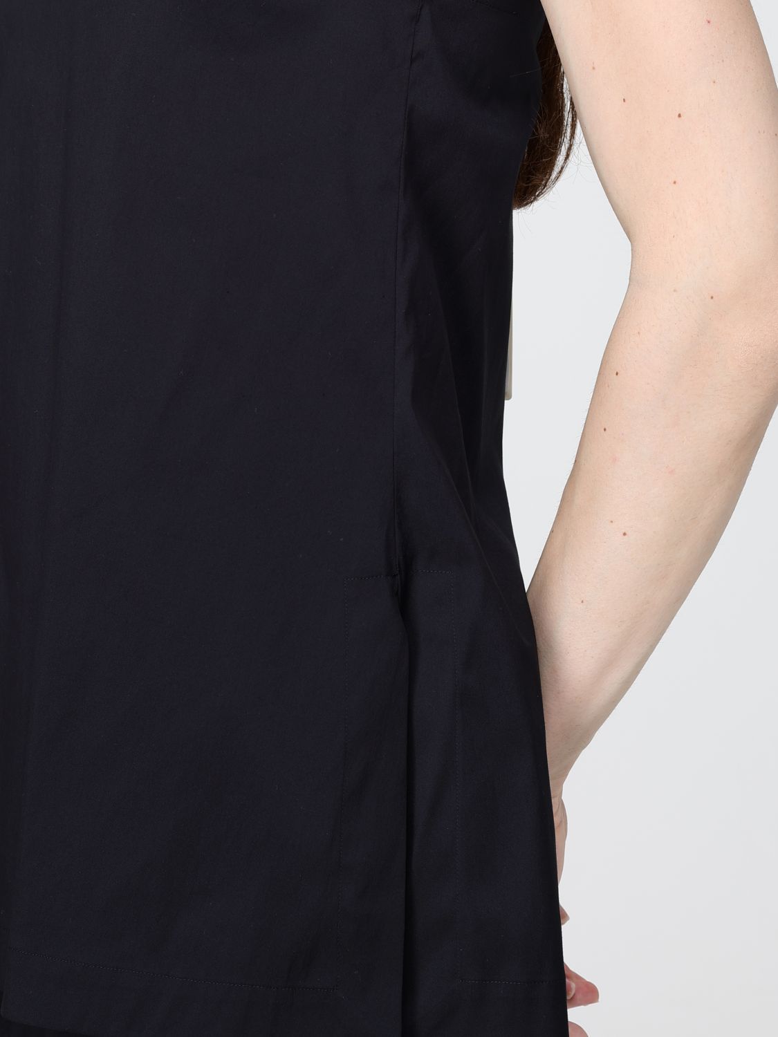 Max Mara Women Straight-Neck Off-Shoulder Top Max Mara In Stretch Cotton-Blend MAX MARA