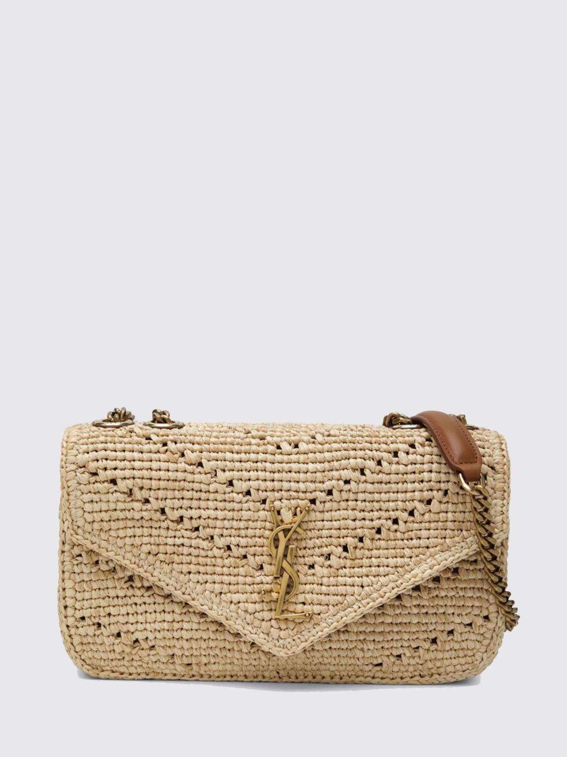 Saint Laurent Shoulder Bag Woman Beige SAINT LAURENT
