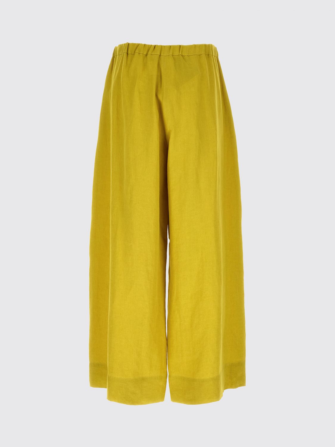 Max Mara Pants Woman Yellow MAX MARA