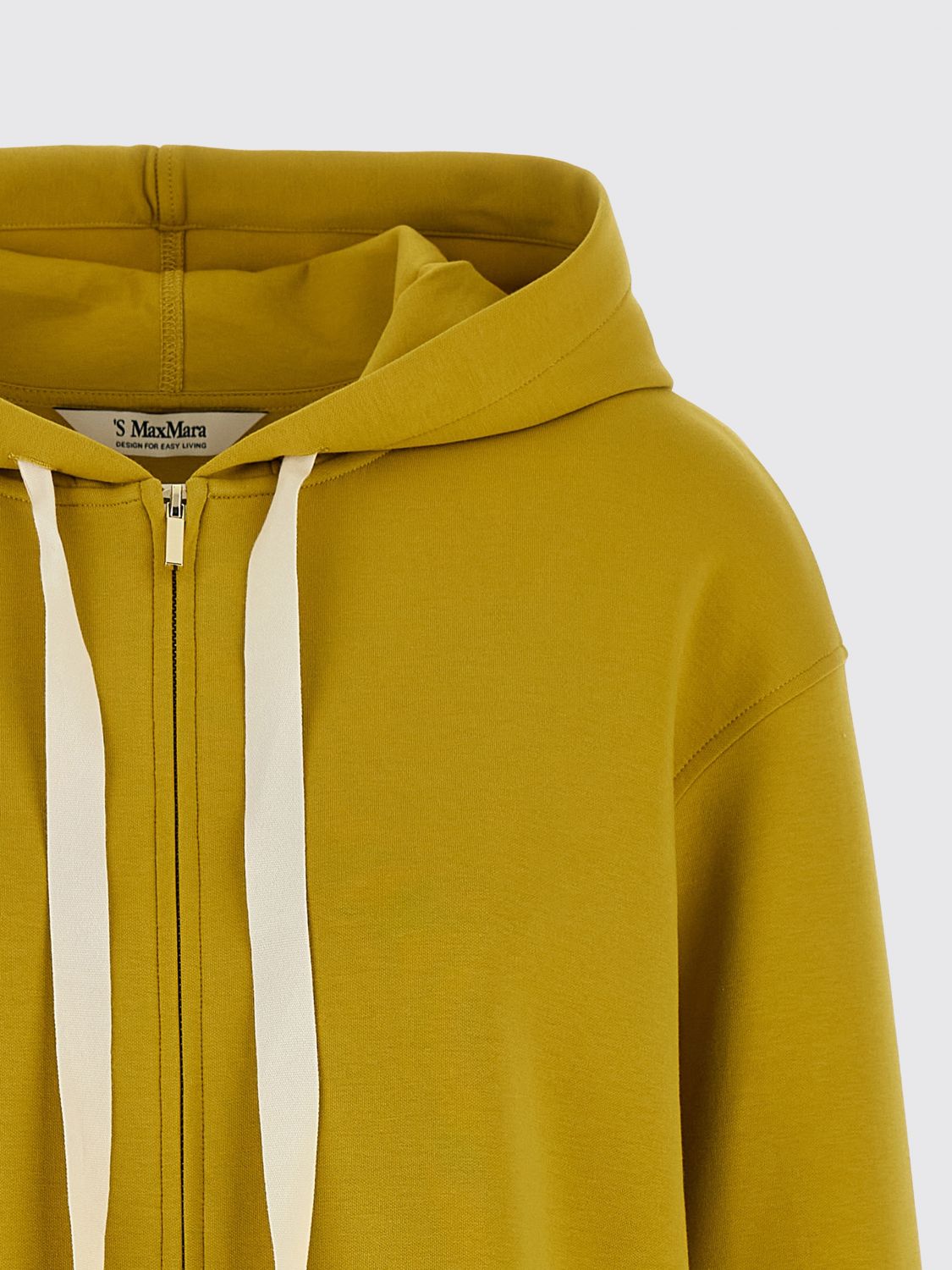 Max Mara Women Max Mara Doria Embroidered-Logo Cotton-Blend Hoodie MAX MARA