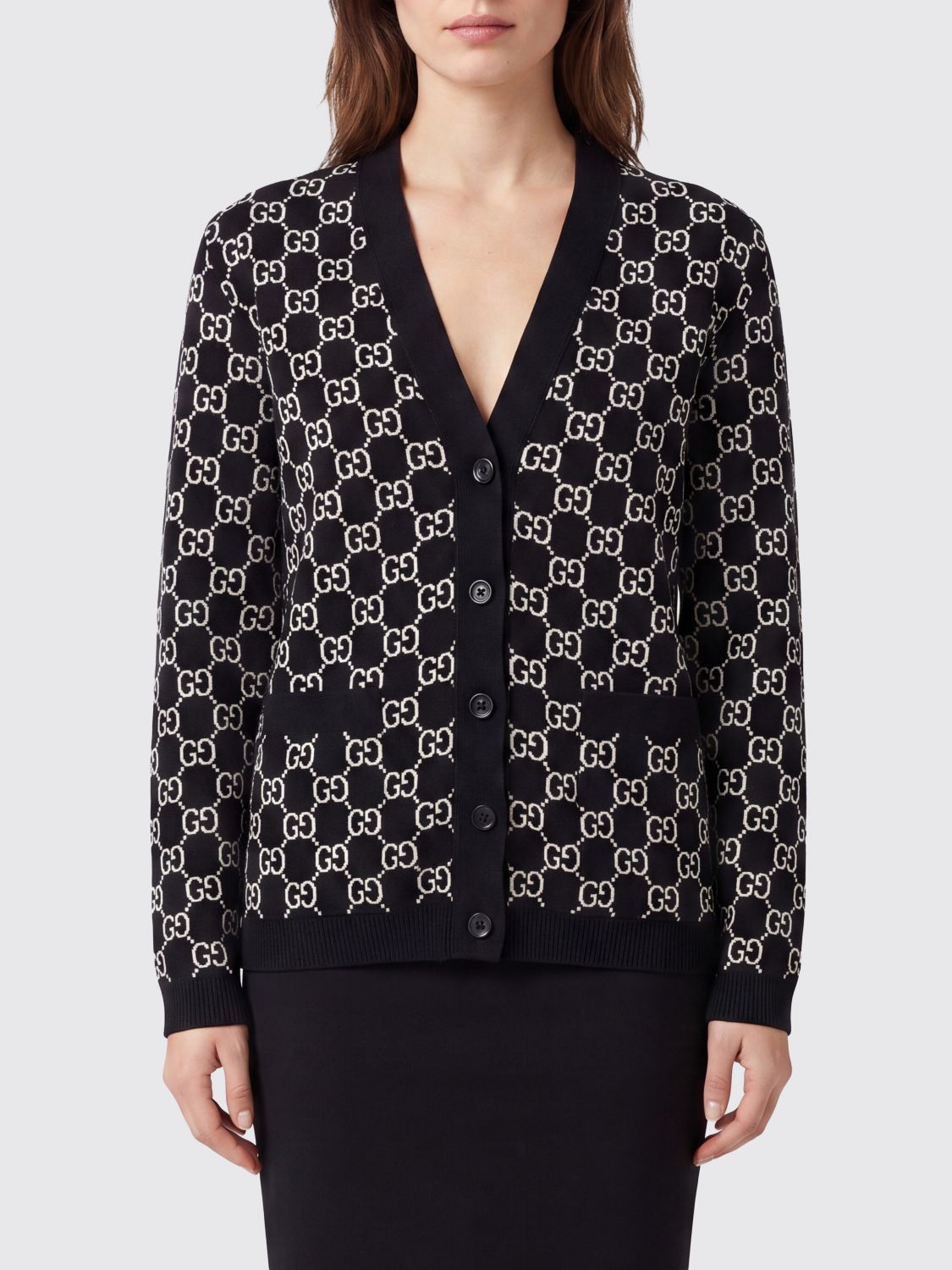 Gucci Sweater Woman White GUCCI