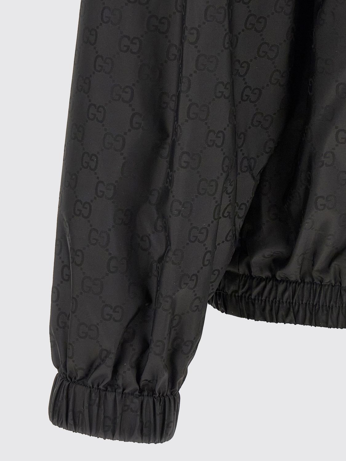Gucci Men Gucci Gg Monogram Nylon Hooded Windbreaker Jacket GUCCI