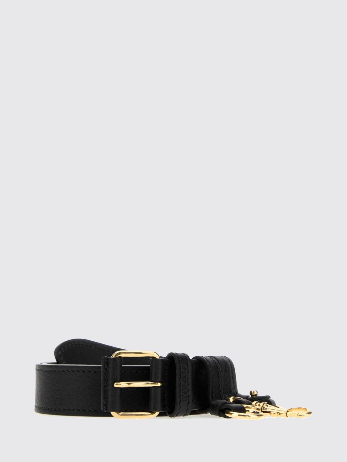 Miu Miu Belt Woman Black MIU MIU
