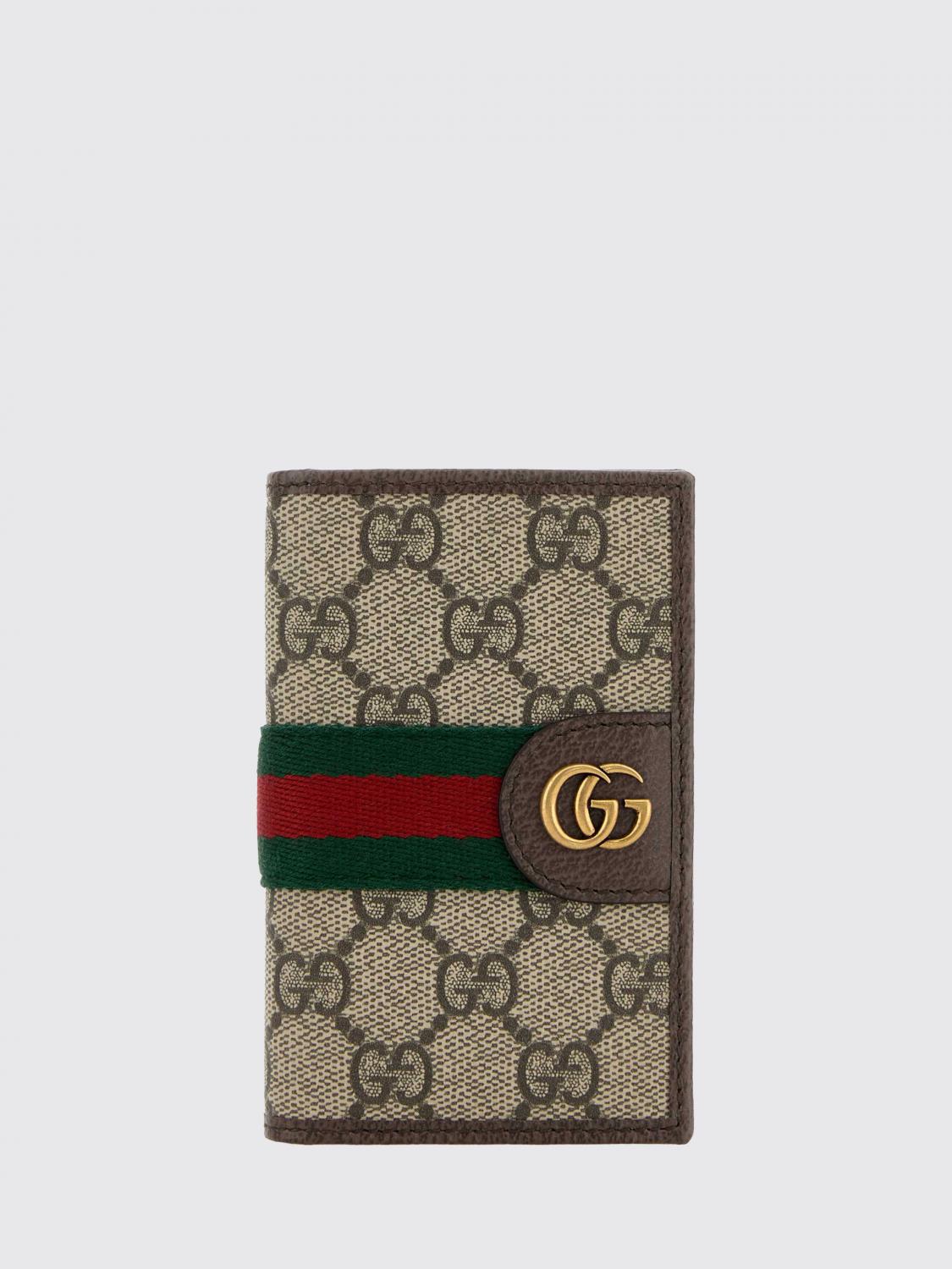 Gucci Wallet Men Beige GUCCI