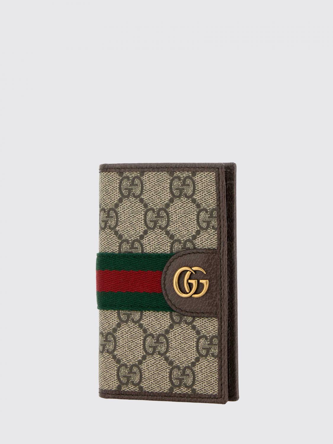 Gucci Wallet Men Beige GUCCI